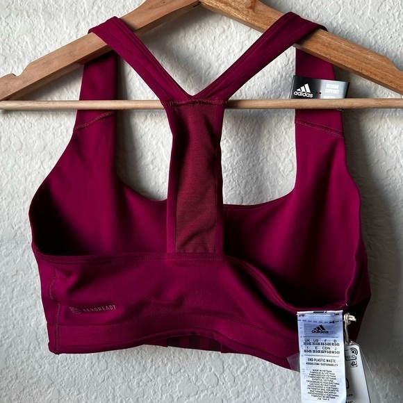 New with tags adidas Women's Training Medium Support Better 3-Stripes XS- DD - Picture 8 of 14